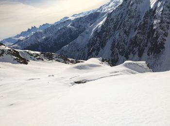 Randonnée Ski de randonnée Saint-Colomban-des-Villards - col des Balmettes et descente dans la combe rousse  - Photo