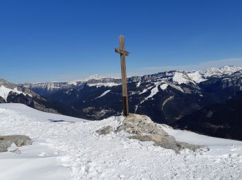Randonnée Raquettes à neige Sarcenas - 38 charmant som - Photo