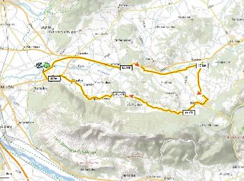 Trail Road bike Robion - Robion Bonnieux 600m+ par voie verte  Cavalon retour par Oppede - Photo