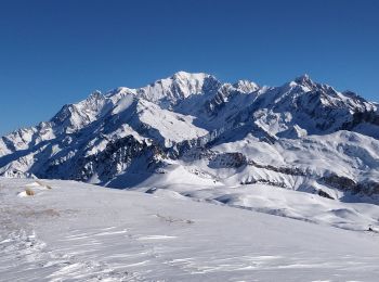 Tour Skiwanderen Hauteluce - Les Granges - Col du Sellestet - Rocher des Enclaves retour. - Photo