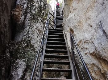 Excursión Senderismo La Palud-sur-Verdon - le sentier Blanc Martel (Gorges du Verdon ) - Photo
