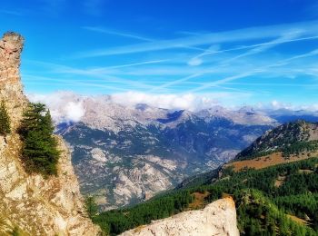 Randonnée Marche Saint-Martin-de-Queyrières - Tête du Puy (Argentière La Bessée) - Photo