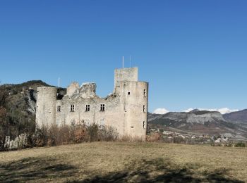 Tour Wandern Tallard - Tour le long de la Durance et sur les crètes du château  - Photo