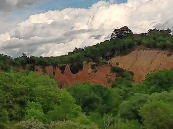 Randonnée Marche Rustrel - visite et tour du Colorado Provençal  - Photo