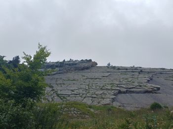 Tocht Stappen Entrevernes - reconnaissance  départ crête  du roc des boeufs - Photo