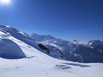 Trail Snowshoes Montvalezan - vers le bec rouge - Photo