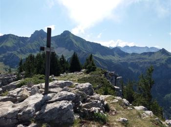 Trail Walking Glières-Val-de-Borne - BARGY: ROCHERS DE LESCHAUX AU DEPART DE CENISE - Photo