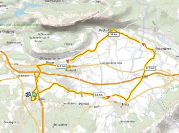 Tour Rennrad Fuveau - Vallée de l'Arc et retour par Pourrières Puyloubier Chateauneuf - Photo