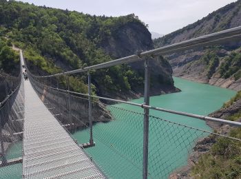 Trail Walking Treffort - Les Passerelles du Monteynard - Photo