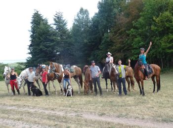 Tocht Paardrijden Saint-Hippolyte - 2018-08-19 Balade St Hyppolyte Thannenkirch  - Photo
