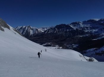 Tocht Ski randonnée Le Dévoluy - Pied gros de St Etienne, pt 2109 la Corne - Photo