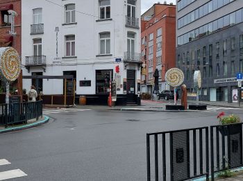Tocht Stappen Stad Brussel - manif bxl 5 12 21 - Photo