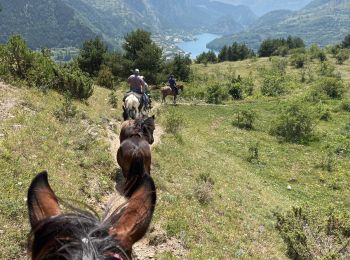 Tocht Paardrijden Sallent de Gállego - Gavarnie étape 2 - Photo
