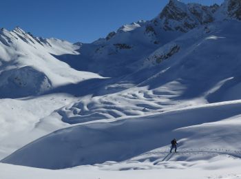 Tour Skiwanderen Saint-Paul-sur-Ubaye - L'Aiguille Large à ski - Photo