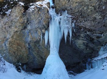 Excursión Esquí de fondo Beaufort - mappa meraillet - Photo