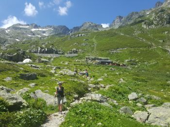 Tour Schneeschuhwandern Vallorcine - pierre à berard  - Photo