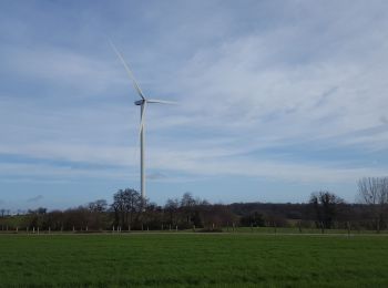 Tour Rennrad Montenay - 20 décembre 2020 st Hilaire du maine éolienne  - Photo