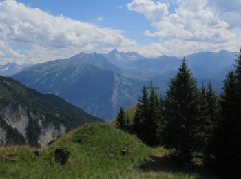 Trail Walking La Tour-en-Maurienne - Croix de la platière (croix des têtes sur IGN) - Photo