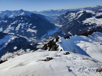 Tocht Ski randonnée Beaufort - Fontana - la Gittaz - Rocher des Enclaves - Col du Sallestet - Pas d'Outray - les Merands - Photo