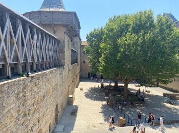 Tocht Stappen Carcassonne - Carcassonne Cité  - Photo