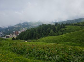 Trail Walking La Plagne-Tarentaise - Plagne Soleil, La Fruitière, Plagne 2000, Plagne Centre  - Photo