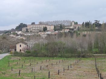 Excursión Senderismo Poudenas - variante du sentier de Toscane à Poudenas - Photo