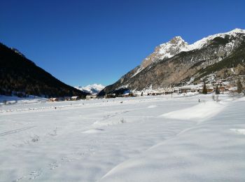 Tour Schneeschuhwandern Ceillac - CEILLAC  raquette  vallée du mélezet - Photo