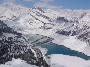 Tour Skiwanderen Beaufort - roche parstire charmette - Photo
