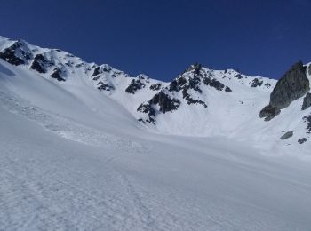 Tocht Ski randonnée Le Haut-Bréda - pic de la belle étoile, vers la dent du Pra - Photo