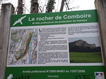 Percorso Camminata nordica Seyssins - Tour du Rocher de Comboire en circuit avec AR de l'allée de La Balme - Photo