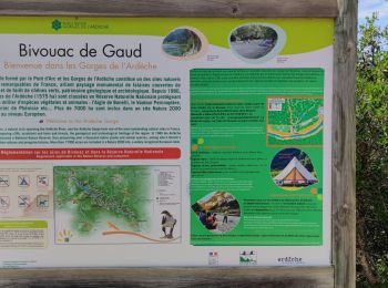 Tour Wandern Saint-Remèze - Ballade Bivouac de Gaud (Ardèche) - Photo