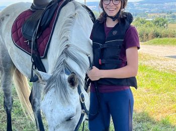 Excursión sport Mornant - Lac de la madone baignade à cheval - Photo