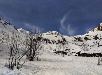 Randonnée Ski de randonnée Beaufort - Anticime de la pointe de la grande journée, montée couloir du grepets  - Photo