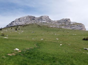 Randonnée Marche Plateau-des-Petites-Roches -  la dent de Crolles depuis le col des Ayes  par le  trou du Glas puis retour par le pas de l'Oeille - Photo