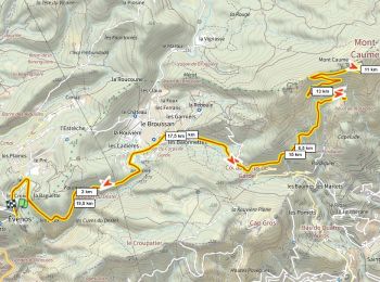 Tour Rennrad Évenos - Le Mont Caume 801m D+630m depuis Evenos - Photo