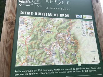 Trail Walking Dième - Dième : Le ruisseau de Brou (12 km - D. 455 m) - Photo