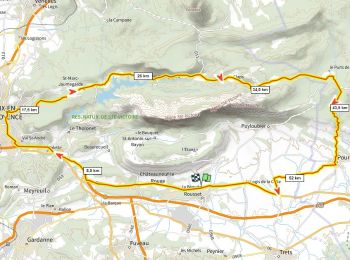 Randonnée Vélo de route Rousset - Tour de Sainte Victoire par D7 D+943m - Photo