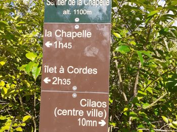 Tour Wandern Cilaos - la chapelle Cilaos - Photo