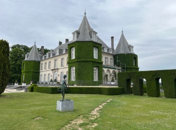 Trail Walking La Hulpe - Château de La Hulpe,sur les traces de Folon - Photo
