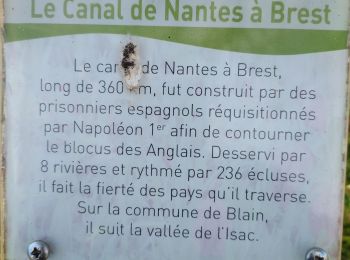 Randonnée Marche Blain - a Blain le canal de Nantes a Brest - Photo