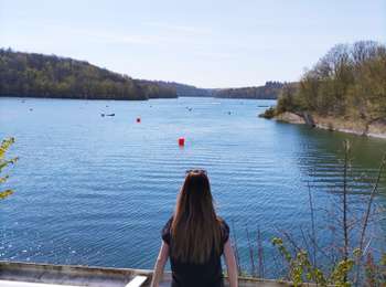 Tocht Stappen Froidchapelle - La balade du grand cerf aux lacs de l’eau d’heure  - Photo