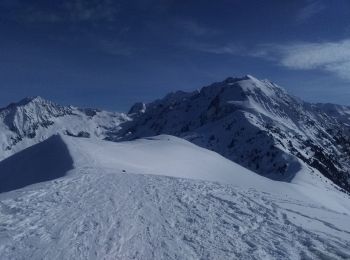 Randonnée Ski de randonnée La Chapelle-du-Bard - Crête de la Plagne descente Nord - Photo