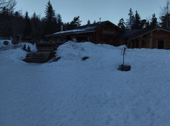 Randonnée Raquettes à neige Corrençon-en-Vercors - 38 cabane combe de fer et serre de play et goupette - Photo