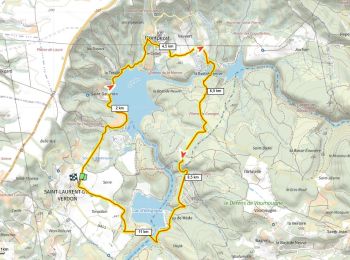 Trail Mountain bike Saint-Laurent-du-Verdon - Tour du lac d'Artignosc 270m+ (tracé à essayer) - Photo