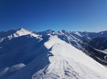 Tocht Ski randonnée Crévoux - Arête de la Ratelle - Photo