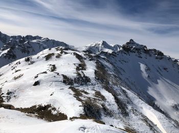 Tocht Sneeuwschoenen Saint-Dalmas-le-Selvage - Croix de Carlé en Hiver - Photo