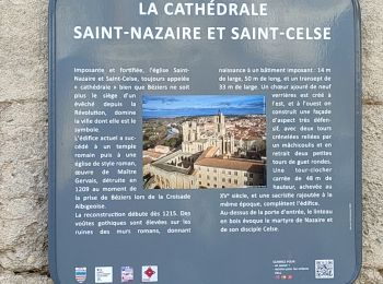 Randonnée Marche Béziers - Écluse de Fonseranes,Cathédrale St Nazaire  - Photo