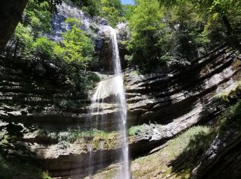 Trail Walking Saint-Vincent-de-Mercuze - Cascade de d'alloix - Photo