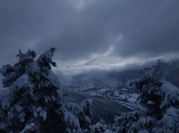 Excursión Esquí de fondo Aspres-lès-Corps - tentative du Laton, pic gazonné  - Photo