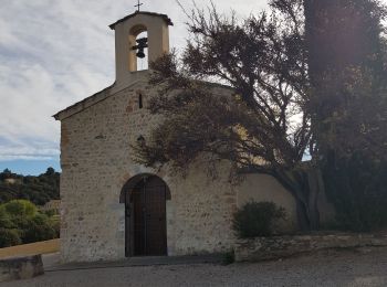 Trail Walking Valensole - La chapelle Ste Marguerite, à gauche au 4 chemins. Vatiante - Photo